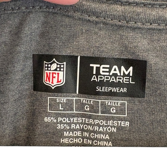 Team Apparel NFL Mens Size Large Gray Green Bay Packers Tee Shirt - Picture 3 of 4